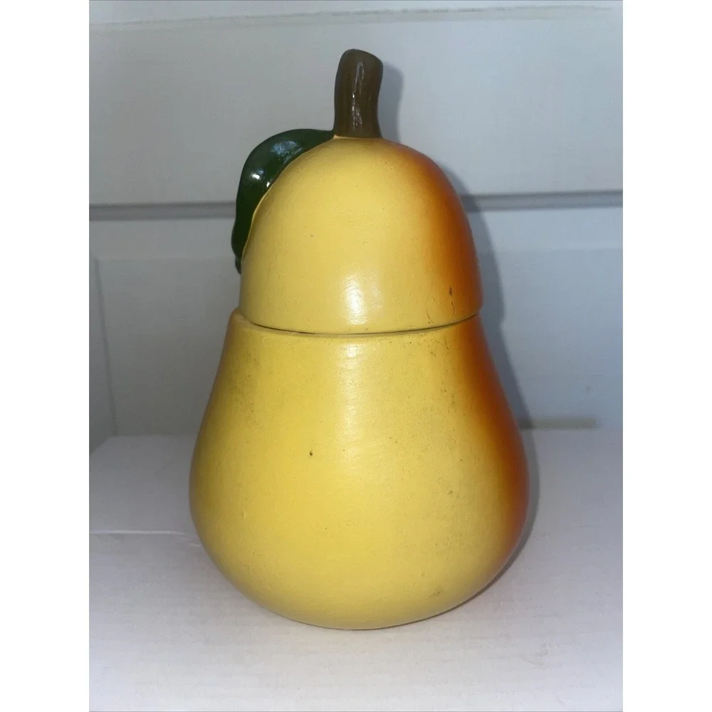 Vintage MCM Pear Candle Unused 7.5